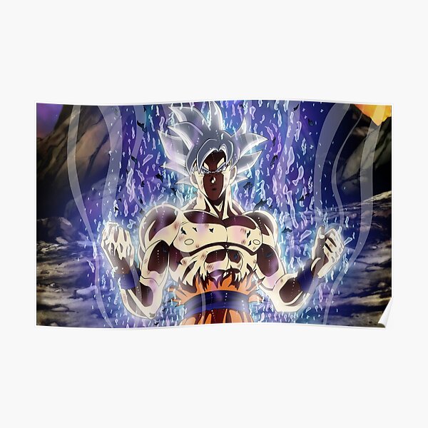 "Dragonball Goku Ultra Instinct" Poster For Sale By AnimeBeast01 ...