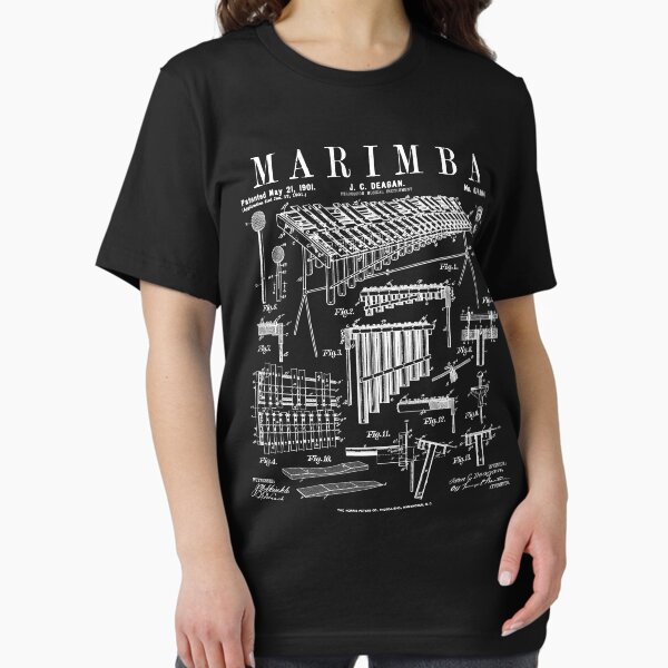 Item preview, Marimba Player Percussion Musical Instrument Vintage Patent designed and sold by GrandeDuc.