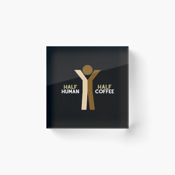 Item preview, Half Human Half Coffee  designed and sold by Totalove.