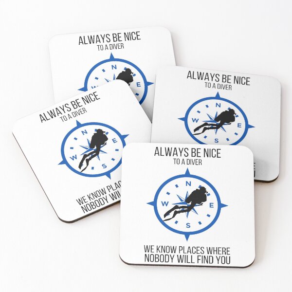 Item preview, Always Be Nice To A Diver | Live to Dive designed and sold by ArtbyJamasin.