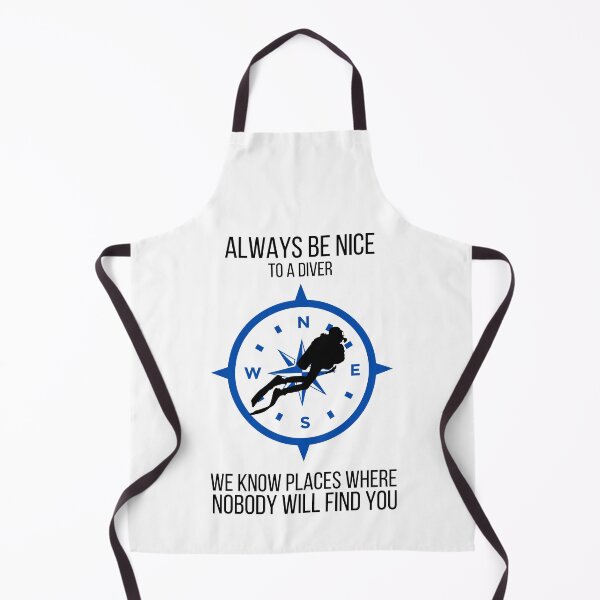Item preview, Always Be Nice To A Diver | Live to Dive designed and sold by ArtbyJamasin.