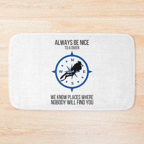 Item preview, Always Be Nice To A Diver | Live to Dive designed and sold by ArtbyJamasin.