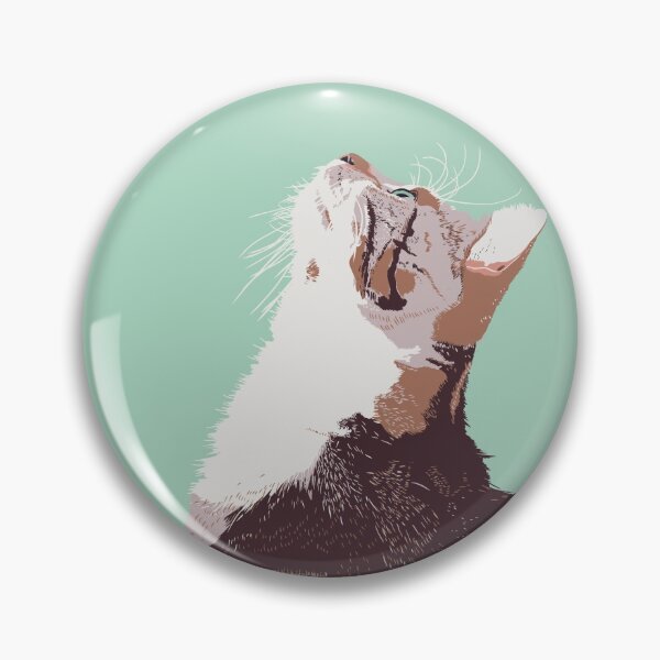 Item preview, MAURITIUS - Tabby cat on green background designed and sold by DHÉNAË.