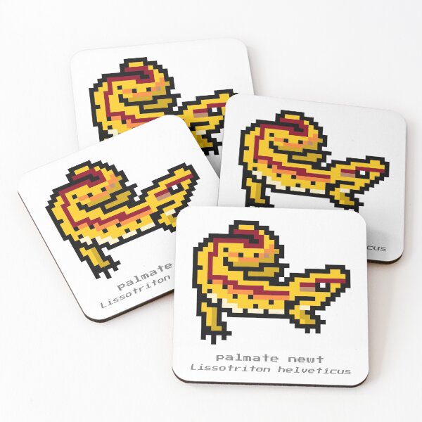 Item preview, Pixel Palmate Newt designed and sold by CheesyBugShop.