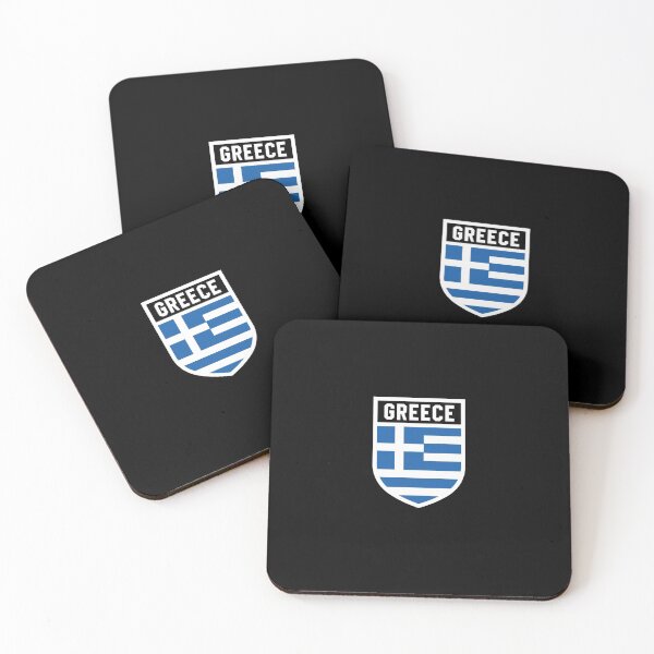 Item preview, Greece - national flag in the coat of arms Greece designed and sold by Mohja-Design.