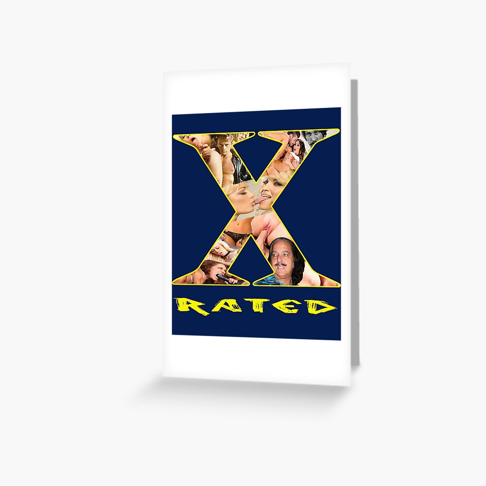 "X rated " Greeting Card for Sale by Redbubble