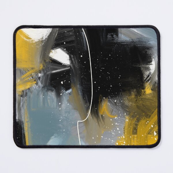 Item preview, Colorful abstract pattern yellow and black  designed and sold by Giagzhel.