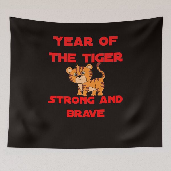 Item preview, Year of the Tiger 2022 strong and brave designed and sold by Areashor.