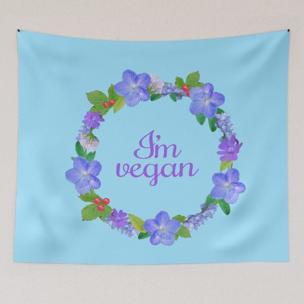Item preview, Vegan flower wreath designed and sold by Purr95.