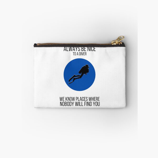 Item preview, Always Be Nice To A Diver | Live to Dive designed and sold by ArtbyJamasin.
