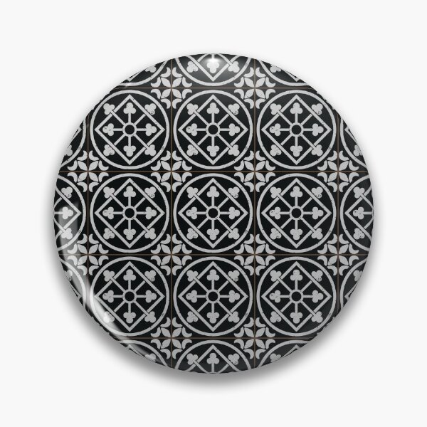 Item preview, Vintage black and white tiles designed and sold by arkantus.