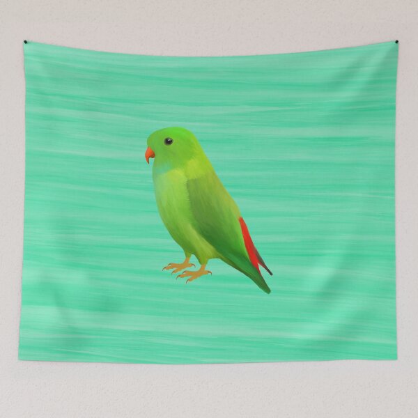 Item preview, Vernal Hanging Parrot Painting  designed and sold by Digitaldingo.