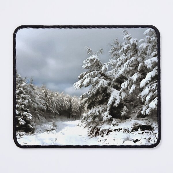Item preview, Snowy Winter Pine Forest Landscape designed and sold by taiche.