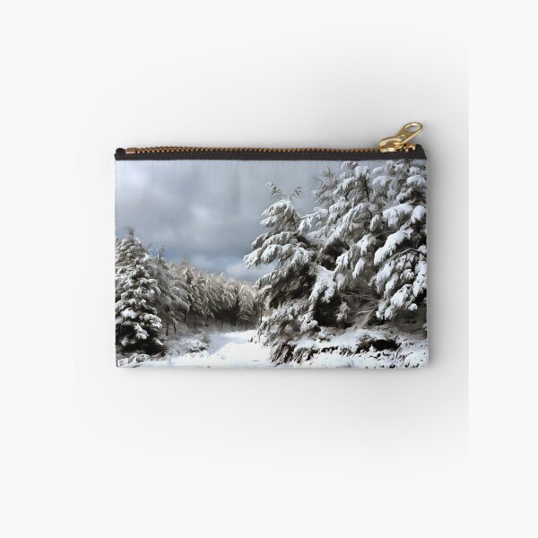 Item preview, Snowy Winter Pine Forest Landscape designed and sold by taiche.