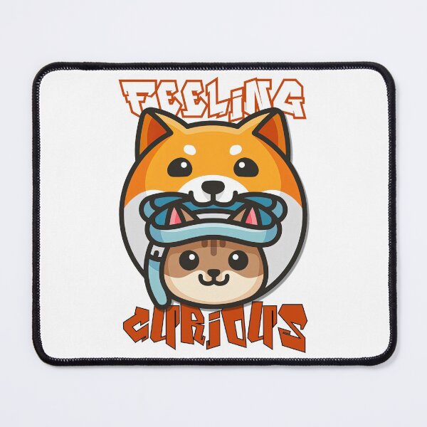 Item preview, Im Feeling Curious, Cute Curious Dog and Cat designed and sold by graphic-genie.