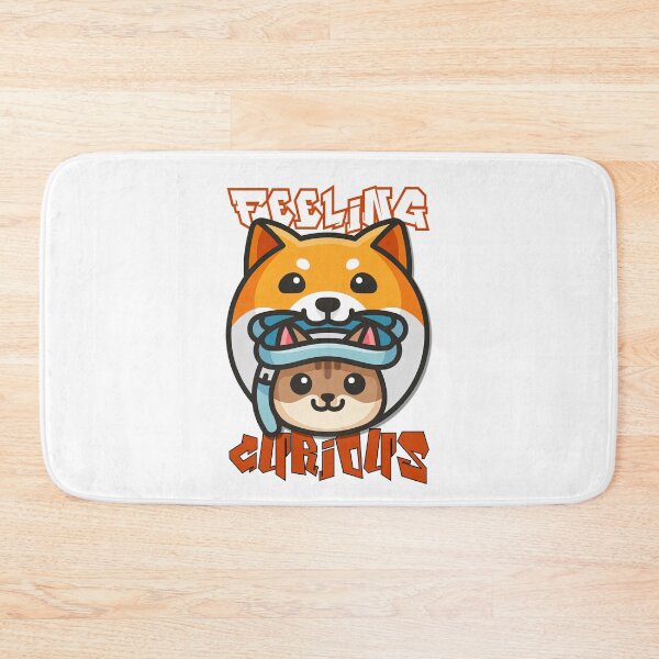 Item preview, Im Feeling Curious, Cute Curious Dog and Cat designed and sold by graphic-genie.