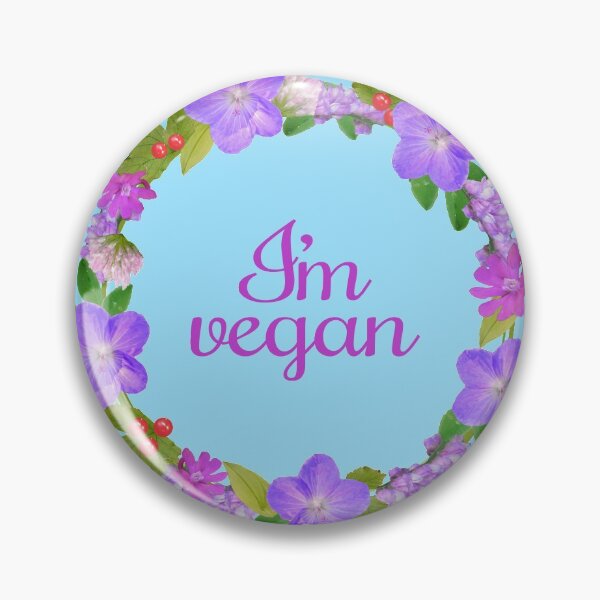 Item preview, I'm vegan designed and sold by Purr95.