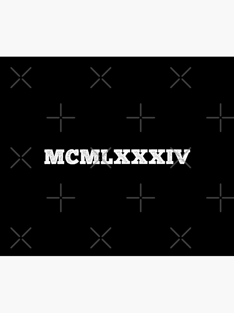 1984-roman-numerals-poster-for-sale-by-msa-42-redbubble