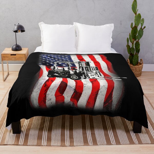 Item preview, Forklift Operator Patriotic American Flag Fork Lift Driver T-Shirt Copy designed and sold by JoanSvob.