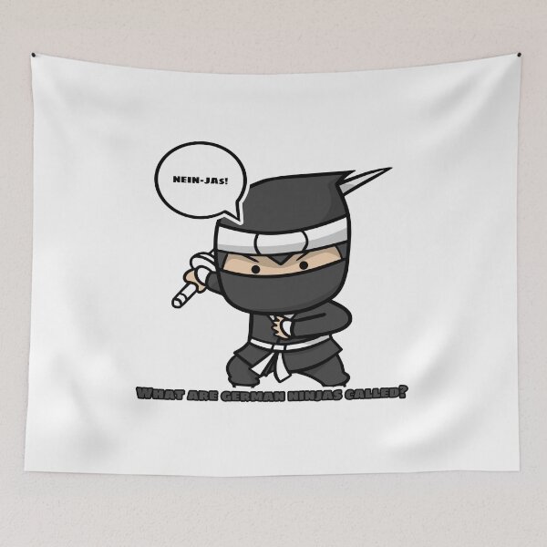 Item preview, Cute Ninja | Ninja Puns designed and sold by Orlandloo.
