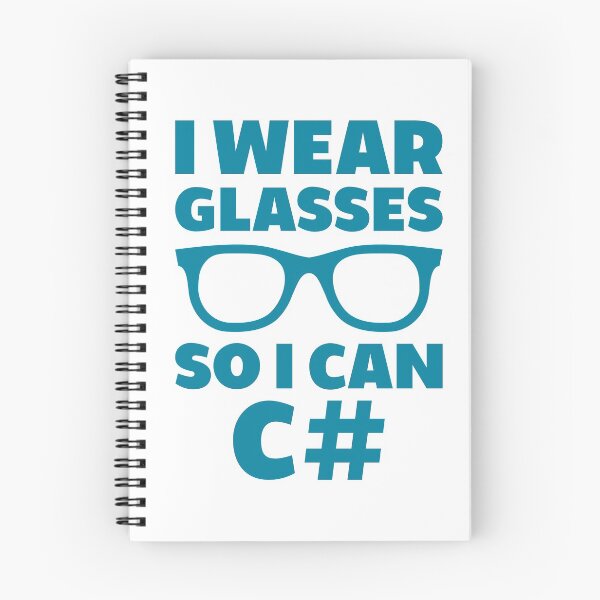 Item preview, I Wear Glasses So I Can C# designed and sold by TashaVector.