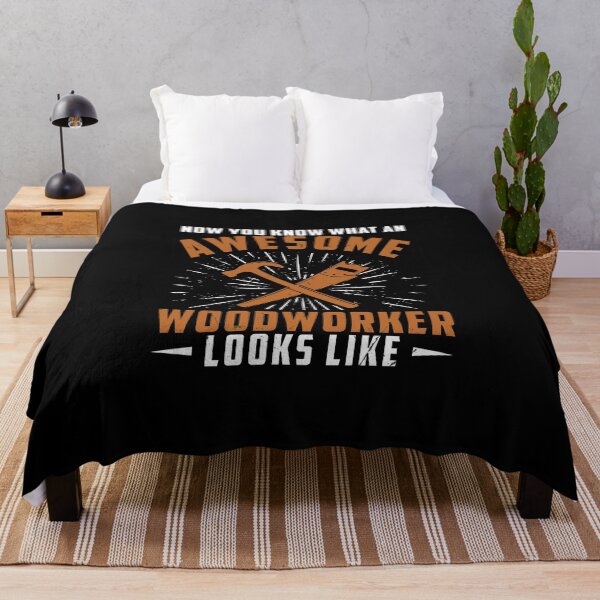 Item preview, Woodworking Awesome Funny Carpenter Saw And Hammer designed and sold by StrongShirts.