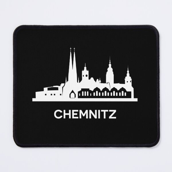 Item preview, Chemnitz City Skyline, white designed and sold by yulia-rb.