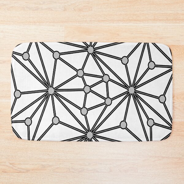 Item preview, Abstract geometric pattern - gray, black and white. designed and sold by K.S ART.