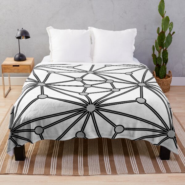 Item preview, Abstract geometric pattern - gray, black and white. designed and sold by K.S ART.