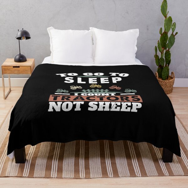 Item preview, To Go To Sleep I Count Tractors Not Sheep Funny Farmer designed and sold by StrongShirts.