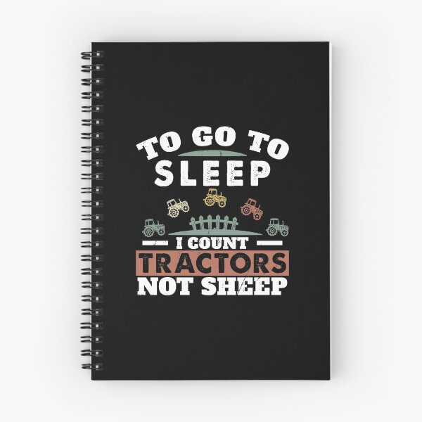 Item preview, To Go To Sleep I Count Tractors Not Sheep Funny Farmer designed and sold by StrongShirts.