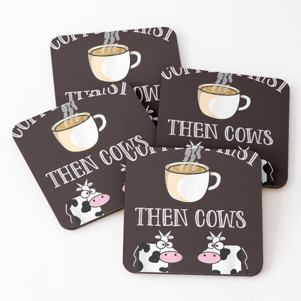 Item preview, Coffee Then Cows T-Shirt designed and sold by Cassline.