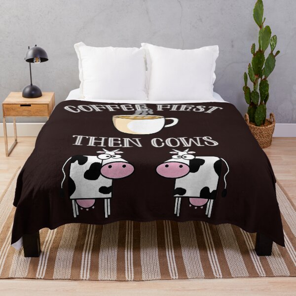 Item preview, Coffee Then Cows T-Shirt designed and sold by Cassline.