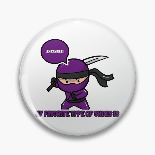 Item preview, Cute Ninja | Ninja Sneakers | Ninja Puns designed and sold by Orlandloo.