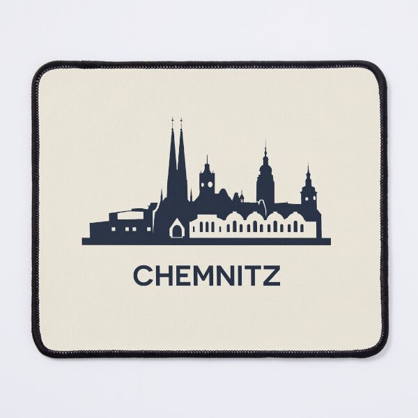 Item preview, Chemnitz City Skyline, dark designed and sold by yulia-rb.