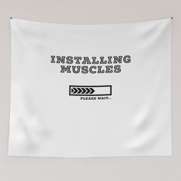 Item preview, Installing muscles Please Wait  designed and sold by ferdaousseshop.