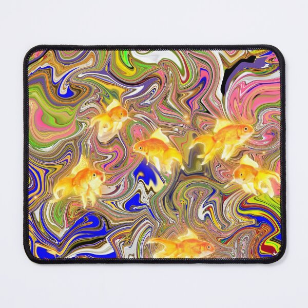 Item preview, Golden fish abstract designed and sold by tintingouw.