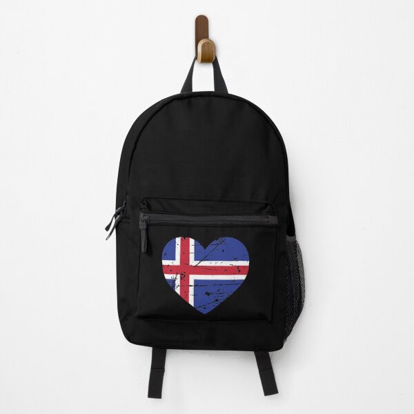 Item preview, Icelandic Heart Flag Iceland Patriot Fan designed and sold by SuperFreshArt.