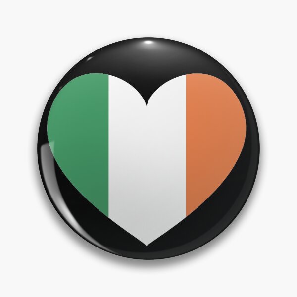 Item preview, Ireland Heart Flag Irish Patriot Fan designed and sold by SuperFreshArt.