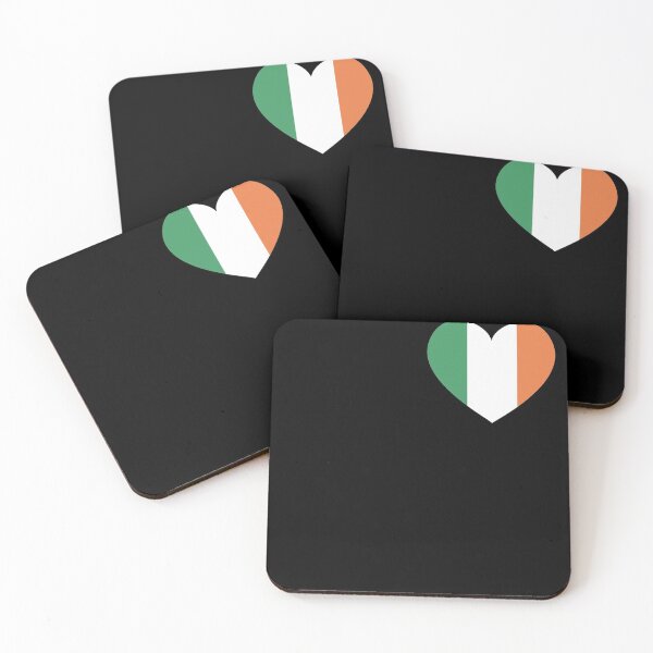Item preview, Ireland Heart Flag Irish Patriot Fan designed and sold by SuperFreshArt.