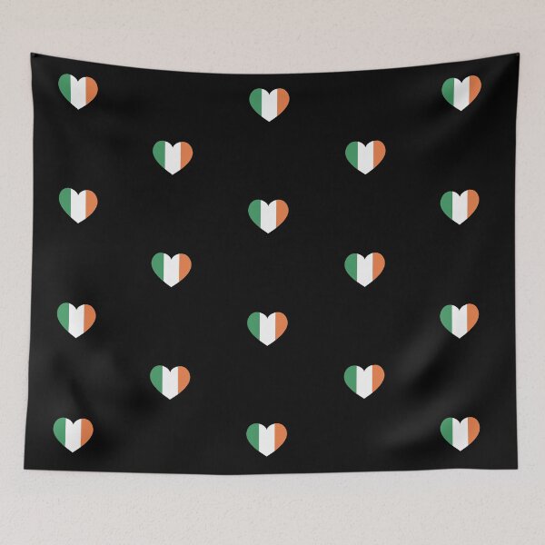 Item preview, Ireland Heart Flag Irish Patriot Fan designed and sold by SuperFreshArt.