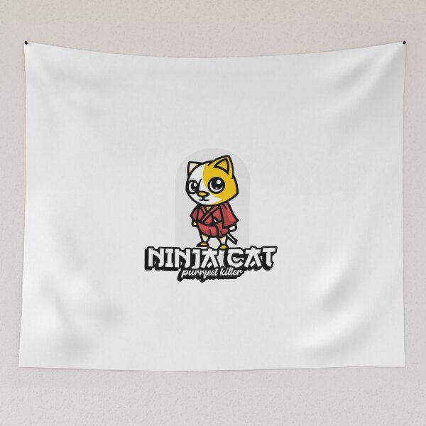 Item preview, Cute Ninja | Ninja Cat | Purrfect Killer designed and sold by Orlandloo.