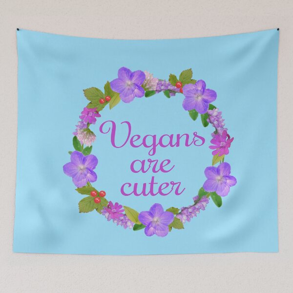 Item preview, Vegans are cuter designed and sold by Purr95.
