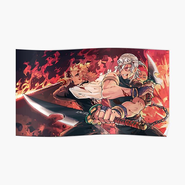 Rengoku Wallpaper Gifts Merchandise Redbubble