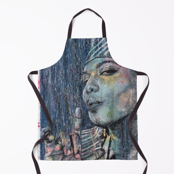 Item preview, Queen Latifah - Hand Drawn Oil and Ink Portrait designed and sold by HRHildebrand.
