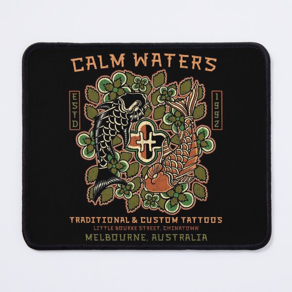 Item preview, Calm Waters, Tattoo Studio Design, Japanese Tattoo, Koi Carp Traditional Tattoos, Melbourne Australia designed and sold by Proverbial Wisdom Design.