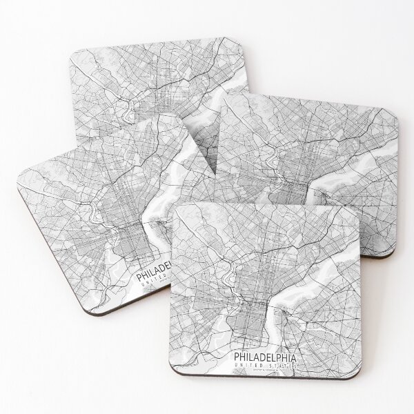 Item preview, Philadelphia City Map of the USA - Light designed and sold by deMAP.
