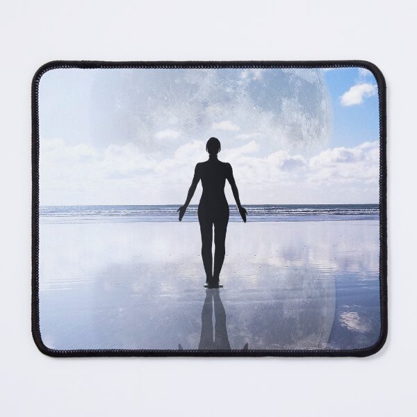 Item preview, Yoga Mountain Pose with moon designed and sold by SadSacDesigns.