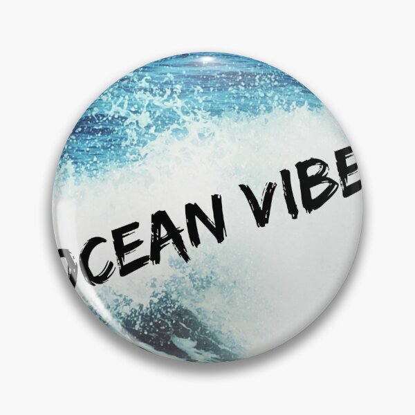 Item preview, "OCEAN VIBES"  BLUE SEA, WAVES AND SEA SPRAY designed and sold by nickbrayimages.