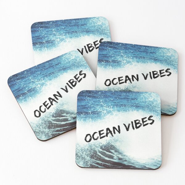 Item preview, "OCEAN VIBES"  BLUE SEA, WAVES AND SEA SPRAY designed and sold by nickbrayimages.